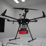 DJI社製　Matrice600Pro　へのTDOT搭載。